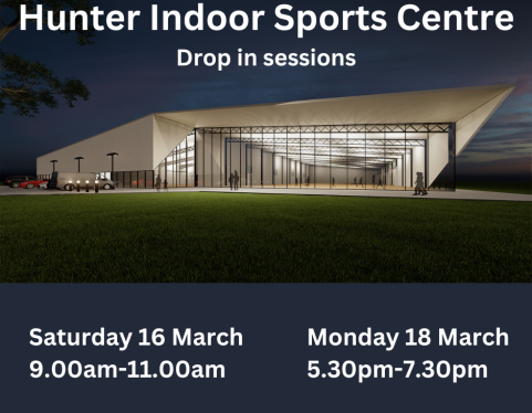 Hunter Indoor Sports Centre Information Pack and Drop-In Sessions